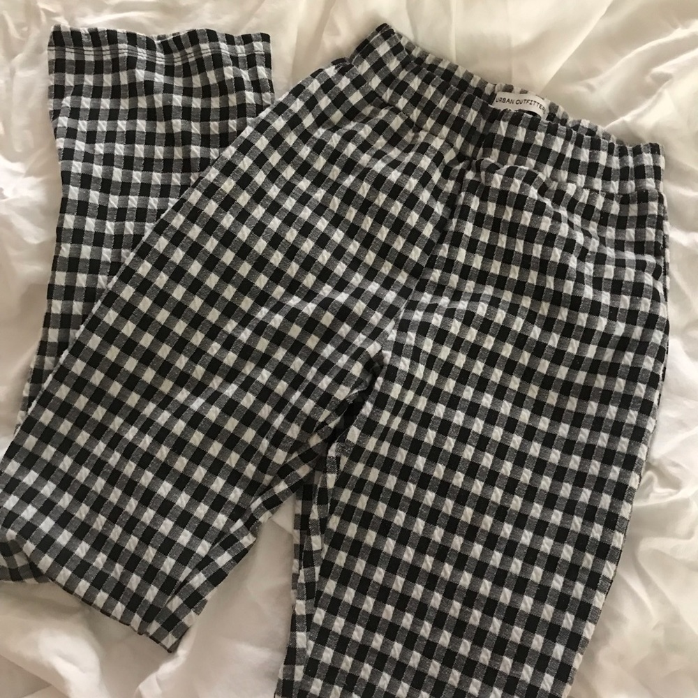 Urban Outfitters Gingham Kick Flare Pant